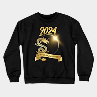 2024: The Year a Dragon Swallowed the Sun Crewneck Sweatshirt